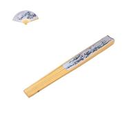 GLEAVI Large Chinese Style Paper Hand Fan with Traditional Patterns Bamboo and Silk Construction Decorative Wall Hanging and Dance Prop for Women S Bedroom Stage Festival and Party Use
