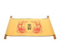 GLEAVI Lightweight Historically Accurate Ancient Design Cloth Scroll for Cosplay and Performances, Creative Chinese Emperor Cosplay Scroll Prop Suitable for Actors and Performers