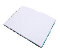 GLEAVI Lockable Reversible Sequin Journal with Double-sided Sparkly Cover Blue-pink Diary Notebook for School and Personal Use