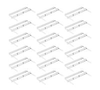 GLEAVI Metal Binder Fasteners 100Pcs Prong Clips Silver 8Cm for School Projects and Document Binding
