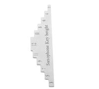 GLEAVI Metal Saxophone Repair Tools Instrument Adjustment Gauge Alto Sax Opening Height Ruler Wind Instrument Maintenance Tool for Workshop and Home Use