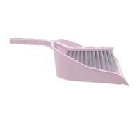 GLEAVI Mini Broom and Plastic Dustpan Set, Desktop Cleaning Tools with Soft Bristles, Compact Household Supplies for Home and Dormitory Use, Purple