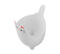 GLEAVI Mini Cat Desk Garbage Can Plastic Desktop Storage Bucket with Lid Easy to Move Cute Organizing Container for Desk and Table Use