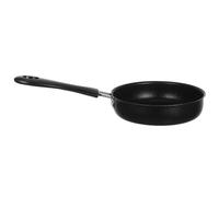 GLEAVI Mini Egg Frying Skillet, Iron Round Pan with Handle, Black | Induction Compatible, Hanging Storage, for Omelettes, Single-serve Cooking, Small Kitchens, Travelers