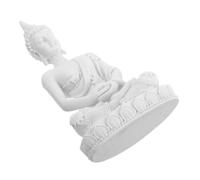 GLEAVI Mini Resin Buddha Statue for Meditation Elegant Zen Decor for Home Office and Entryway Low Maintenance Spiritual Figurine with Artistic Craftsmanship for Tranquil Living Room