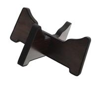 GLEAVI Mini Wood Drum Holder Small Handpan Holder with Stylish Appearance and Elegant Aesthetics Brown Wood Drum Stand for Displaying Musical Instruments in Spaces