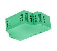 GLEAVI Modular Din Rail Terminal Block Connector for DIY Splicing Power Junction Box with Sturdy Construction Accurate Fit for Standard Din Rails for Industrial Automation and Home