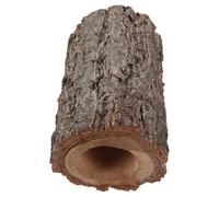 GLEAVI Natural Reptile Log Hideout for Leopard Gecko and Bearded Dragon, 1Pcs Tree Trunk Shelter with Realistic Hollow Design for Terrarium Habitat and Turtle Hideaway