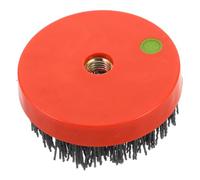 GLEAVI Nylon Abrasive Cup Brush Thread for Drill Rust Removal and Surface Prep Grinding Harp Tool for Bed Liner Stone Polishing and Refinement