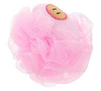 GLEAVI Pink Shower Sponge Bath Ball, Compact Pe Mesh Loofah with Soft Texture, Cleansing Skin and Gentle Exfoliating Bathing Accessory for Bathroom Use