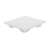 GLEAVI Plastic Access Panel Door for Drywall 100x100mm with Hinged Design, White PVC Inspection Hatch Cover for Plumbing and Electrical Wall Openings