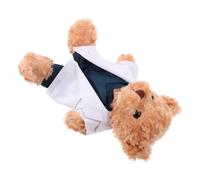 GLEAVI Plush Doctor Bear Cute Stuffed Animal Soft Comfortable Bear Doll Unique Design for Decor Creative for Collectors and Cozy Naps