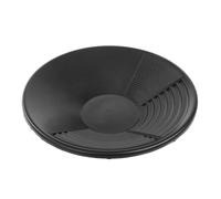 GLEAVI Portable 14" Professional Gold Pan with Triple Deep Riffles, Plastic Small Gold Panning Tool for Outdoor Mining and Prospecting, Manual Hand Crank Sifting Basin for Mineral