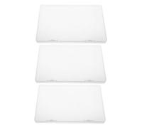 GLEAVI Portable Document Storage Case Document Organizer Box for Important Papers Birth Certificate Holder and Longterm Preservation 3pcs with Quick Content Confirmation Pp Material