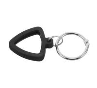 GLEAVI Portable Silicone Guitar Pick Holder Keychain, Triangle Shape Plectrum Organizer with Keyring, Compact Guitar Accessory for Musician Pick Storage and Travel