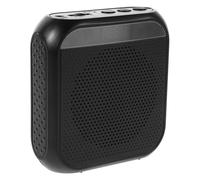 GLEAVI Portable Teacher's Microphone Voice Amplifier with Rechargeable Battery, Black Small Loudspeaker PA System for Classroom Teaching and Tour Guide Recording