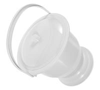 GLEAVI Portable Urinal for Adults Lightweight Easy to Move Grey Plastic Chamber Pot for Home Hospital Use by Elders and Disabled People