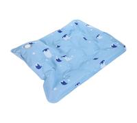 GLEAVI Portable Water-filled Dog Cooling Mat Reusable Pet Chill Cushion Washable Pvc Summer Cooling Pad for Small Breeds under 15kg Suitable for Indoor and Travel Use