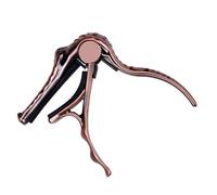 GLEAVI Professional Metal Guitar Capo Rose Gold for Acoustic and Electric Guitars Simple Tone Adjustment and Secure String Hold Compact 9.40X8.60X2.00Cm for Music Performance