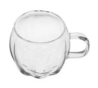 GLEAVI Pumpkin Mug: Pumpkin Glass Coffee Mug - Halloween-Themed Decorative Cup for Milk Latte Cappuccino Espresso Cold Or Hot Drinks