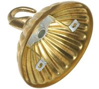 GLEAVI Pure Copper Ceiling Light Cover Plate with Open Hook Pendant Light Canopy Chandelier Canopy Kit for Crystal Lamps and Birdcage Lanterns Ceiling Fixture Accessories