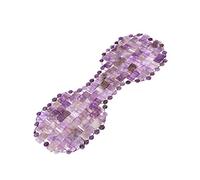 GLEAVI Purple Amethyst Eye Mask for Headache Relief and Promoting Blood Circulation, Natural Cooling Blindfold Suitable for Skincare Routine and Meditation