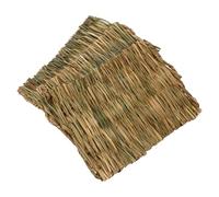 GLEAVI Rabbit Grass Mat 3 Pieces Sturdy Woven Bedding for Guinea Pigs Hamsters and Squirrels Chewing and Comfortable Habitat