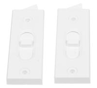 GLEAVI Replacement Window Tilt Latch Locks Pair Plastic Small Latch Set for Up-Down Sliding Windows for Home and Office Use