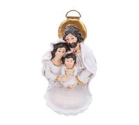 GLEAVI Resin Jesus Nativity Pendant Decoration Biblical Holy Family Figurine for Indoor Wall and Tabletop Christmas Decor Catholic Religious Ornament for First Communion and Baptism