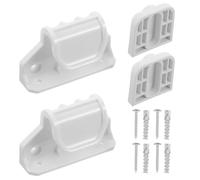 GLEAVI Retractable Gate Replacement Parts with Silicone Flexible Adjustment and Quick Replacement Mounting Hardware for Living Rooms and Bedrooms
