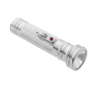 GLEAVI Retro Metal Old-fashioned Flashlight Torch with Classic 80s Handheld Design, Portable Iron Body for Camping and Outdoor Activities Style