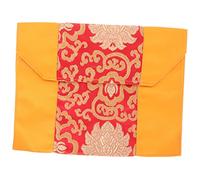 GLEAVI Retro Silk Storage Pouch for Buddhist Texts Portable Wrapping Cloth for Books Buddha Figures Lightweight Washable for Home Camping Temple Offerings