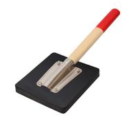 GLEAVI Rubber Hammer with Wooden Handle for Tile Installation Featuring Ergonomic Design and Non-Slip Grip, Round Rubber Head Paving Tool for Flooring and Construction Use