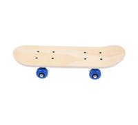 GLEAVI ’s Wooden Skateboard Deck 7-Layer Maple Blank Skateboard Craft with Wheels 43cm x 12.5cm for Art Painting and Replacement Use