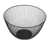 GLEAVI Scandinavian Metal Wire Fruit Basket for Countertop Coffee Table Lightweight Open Design with Airy Structure for Fruits Vegetables Snacks Wrought Iron Storage Bowl