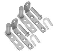 GLEAVI Self-Closing Stainless Steel Hidden Door Hinge for Double Swing Doors Concealed 304 Invisible Saloon Hinge for Bar Over 16mm Thickness 1 Pair