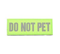 GLEAVI Service Animal Harness Patch Reflective Do Not Pet Nylon Hook and Loop Tape for Collar Night Safety