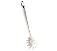 GLEAVI Silicone Pasta Fork with Drain Heat Resistant Noodle Ladle for Easy Draining Lightweight and Kitchen Colander Tool Multi-Purpose Spaghetti Spoon for Home and Restaurant Use