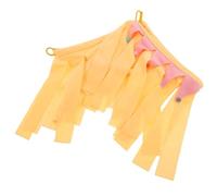 GLEAVI Small Animal Hideout Hammock for Hamsters, Guinea Pigs, and Bunnies - Yellow Four-Sided Corner Sleeping Shelter, Soft Comfortable Pet Bed for Year-Round Use