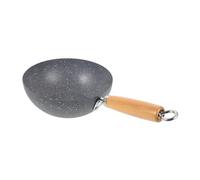 GLEAVI Small Nonstick Frying Pan Marble Pattern Iron Wok Versatile Cookware for Home Restaurant for Frying Boiling Steaming Kitchen Essential