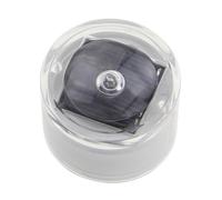 GLEAVI Solar Buried Light Outdoor Garden LED Street Light with White PC Waterproof Easy to Install for Illuminating Sidewalks and Backyard Pathway