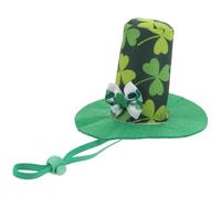 GLEAVI St Patricks Day Dog Costume Small Dog Hat for Cat St Patrick's Day Pet Hat Costume Party