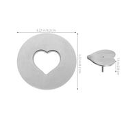 GLEAVI Stainless Steel Candle Jar Lid Cover Wax Splash Protector Decorative Small Jar Lids Shade Sleeve for Home Ambiance and Cleanliness