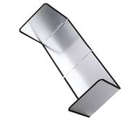 GLEAVI Stainless Steel Kitchen Oil Splash Guard High Wall Splatter Screen for Frying Pan Foldable Heat Insulation Baffle Protecting Stove Top and Walls Non-Stick Splashback for Cooking