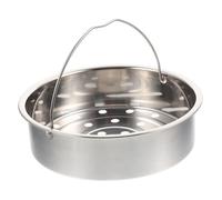 GLEAVI Stainless Steel Rice Cooker Steamer Basket Large with Handle Heat-resistant Household Food Steamer for Buns Seafood Vegetables Multifunctional Cooking Accessory
