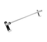 GLEAVI Stainless Steel Towel Bar Rail Single Rod Bathroom Towel Holder Rack for Kitchen Dish Cloths with Smooth Surface for Quick Drying and Long-term Use