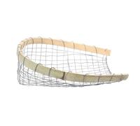 GLEAVI Steel Wire Dustpan Portable Sieve Pan Coal Filtering Pan Mineral Mesh Sifting Dustpan for Coal Prospecting Outdoors
