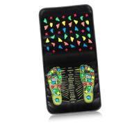 GLEAVI Stone Foot Massage Mat Acupressure Reflexology Pad for Home Use Walking Stone Massager Body Relaxation Tool