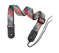 GLEAVI Sturdy Ukulele Strap with Nylon and Leather Material Featuring Easy to Remove Design and Safe Holding Function, for Folk and World Instrument Accessories in Bohemian Style