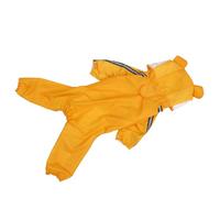 GLEAVI Stylish Bee Shaped Dog Raincoat Lightweight Cloth Pet Rain Gear Adjustable Fit Waterproof Jacket for Dogs on Rainy and Snowy Days Yellow